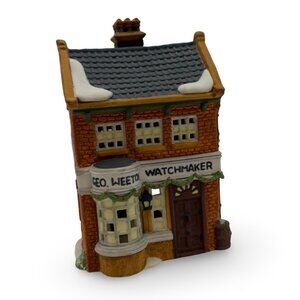 Dickens Heritage Village Collection  1988 Department 56 Geo Weeton Watchmaker